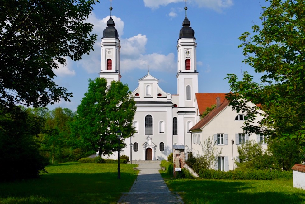 Kloster Irsee - Sehenswürdigkeit auf der Wiesengänger Route - Wandertrilogie Allgäu - Bayern